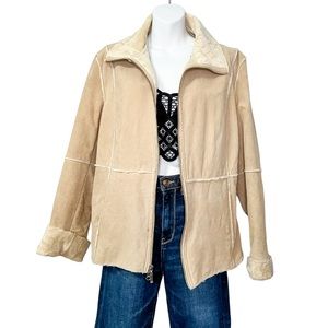 Y2K 2000s Vintage Leather Patchwork Bratz Jacket Size Small